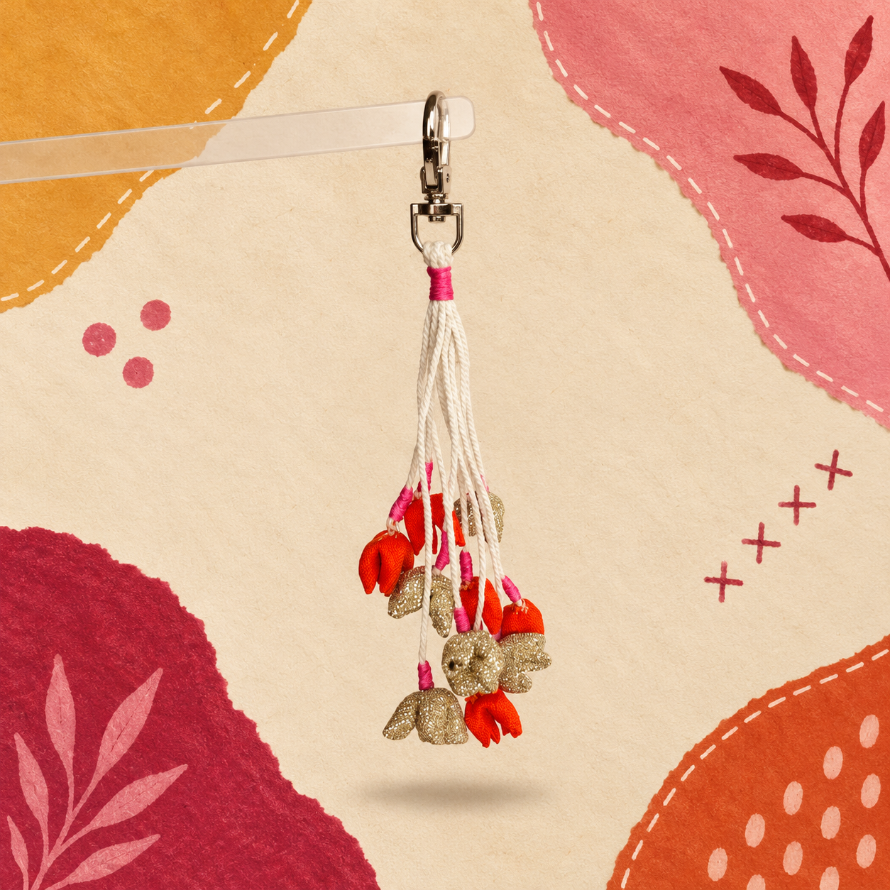 Mogra Bag charm