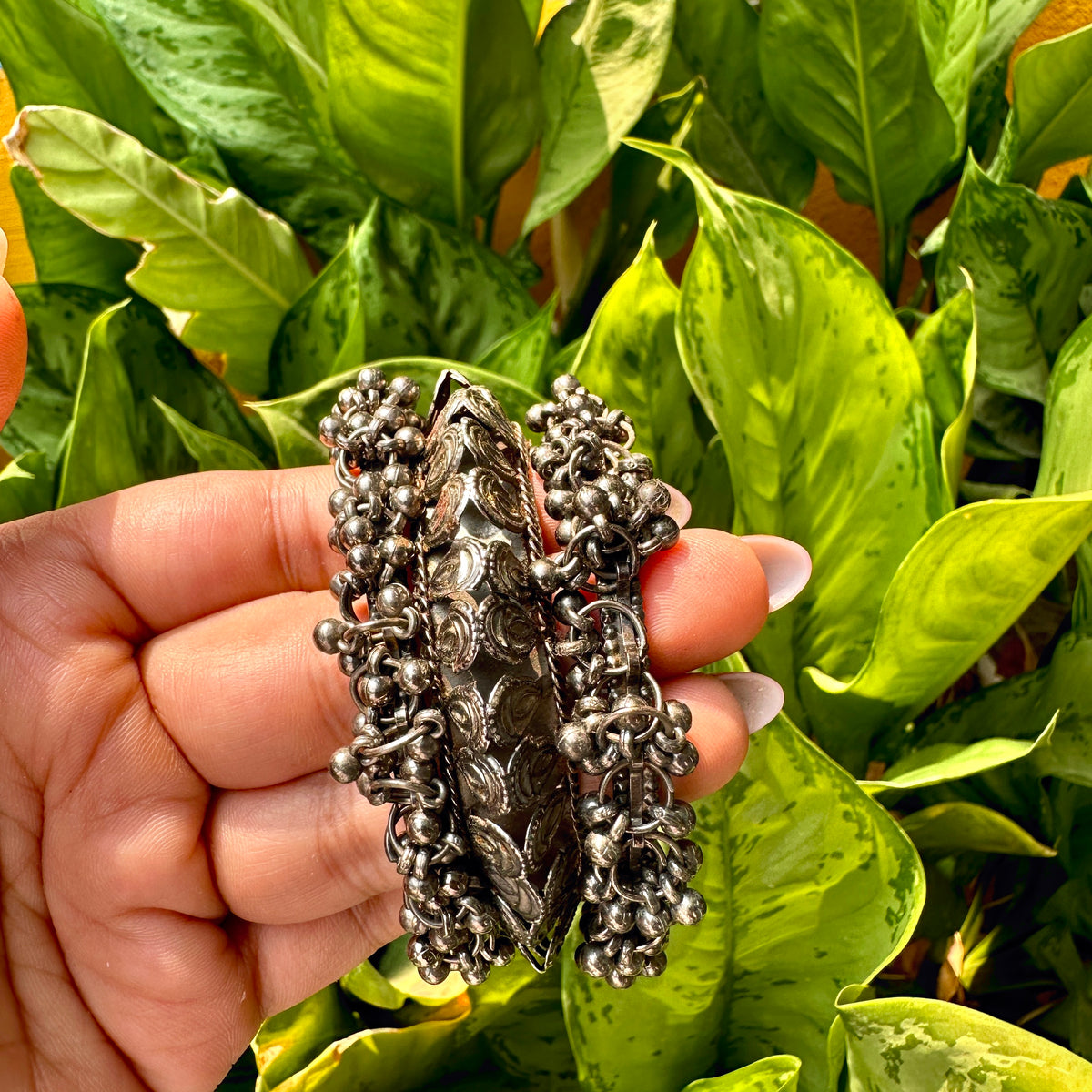 oxidised bangle + ring combo (jaipur)