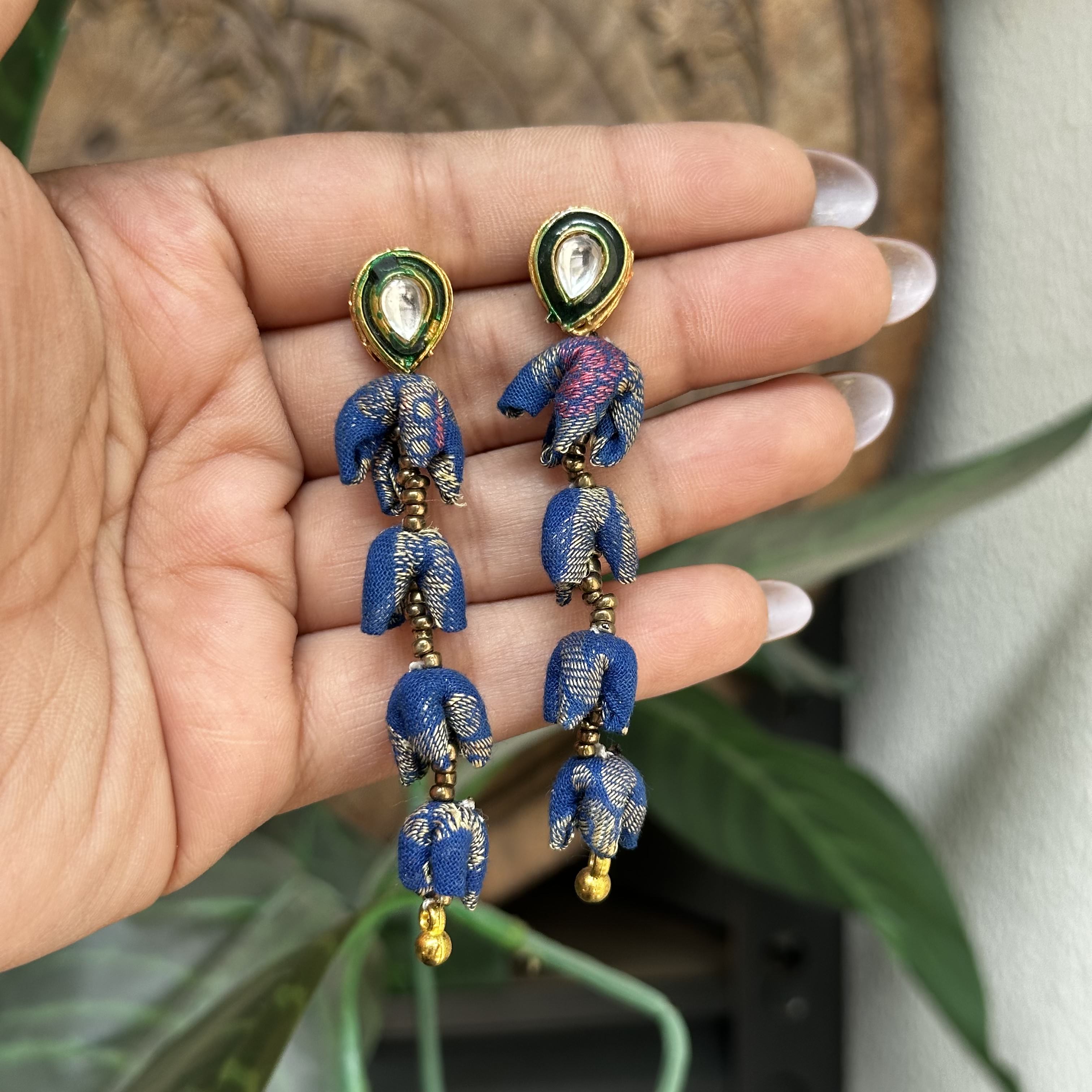 Mogra Kundan Studs