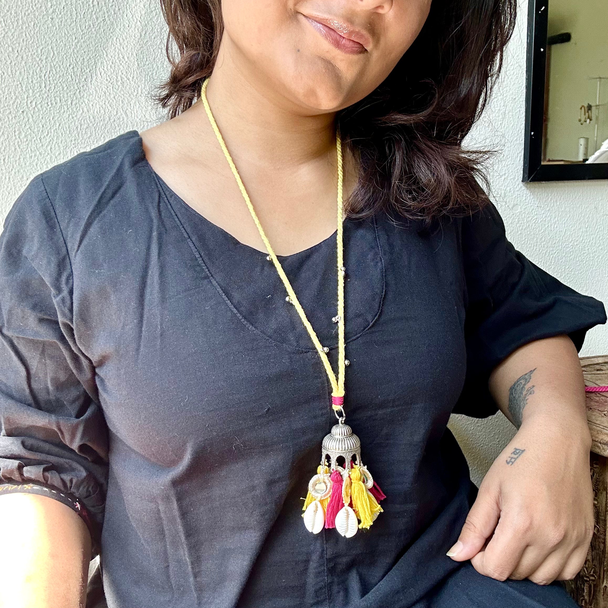 Jhumka Neckpiece