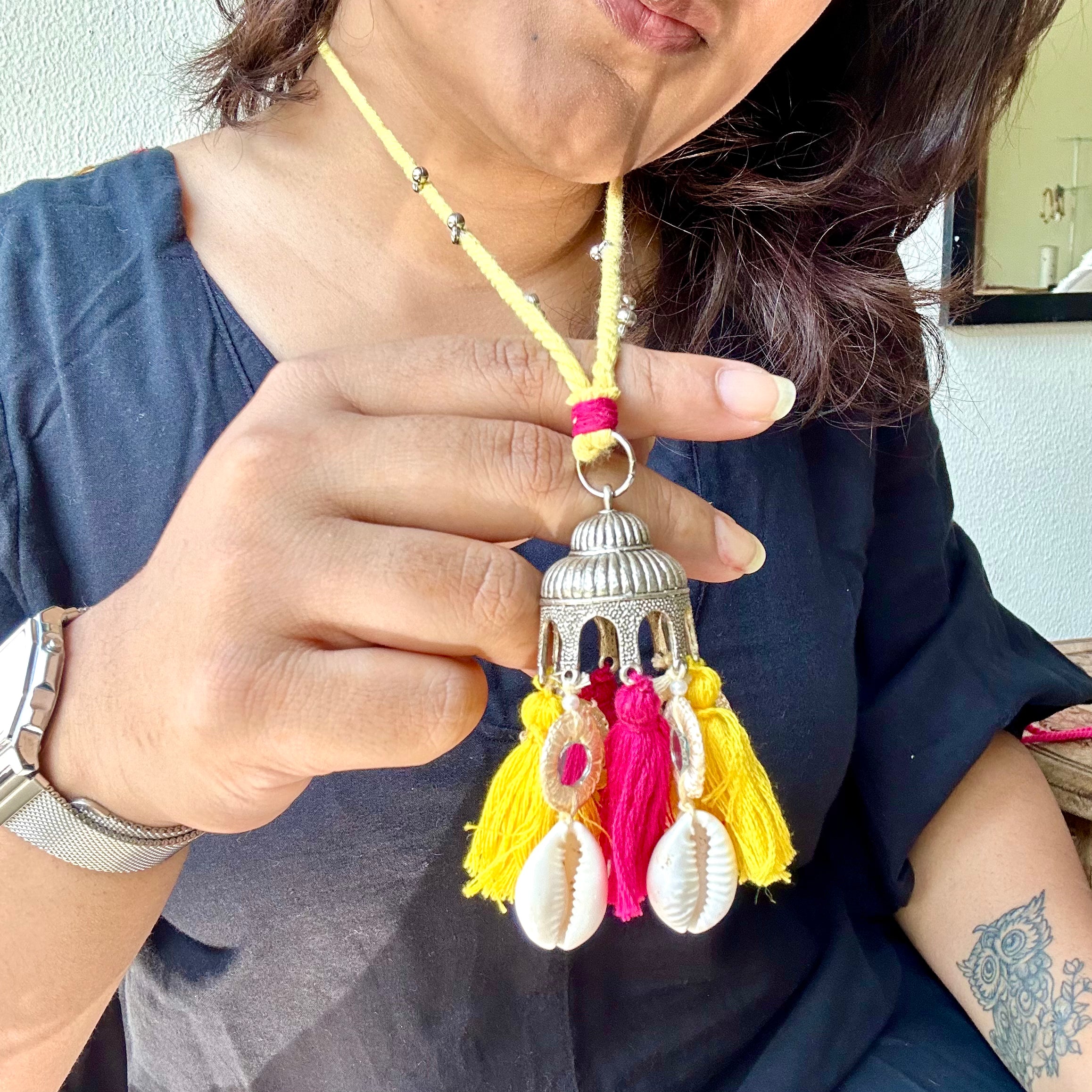 Jhumka Neckpiece