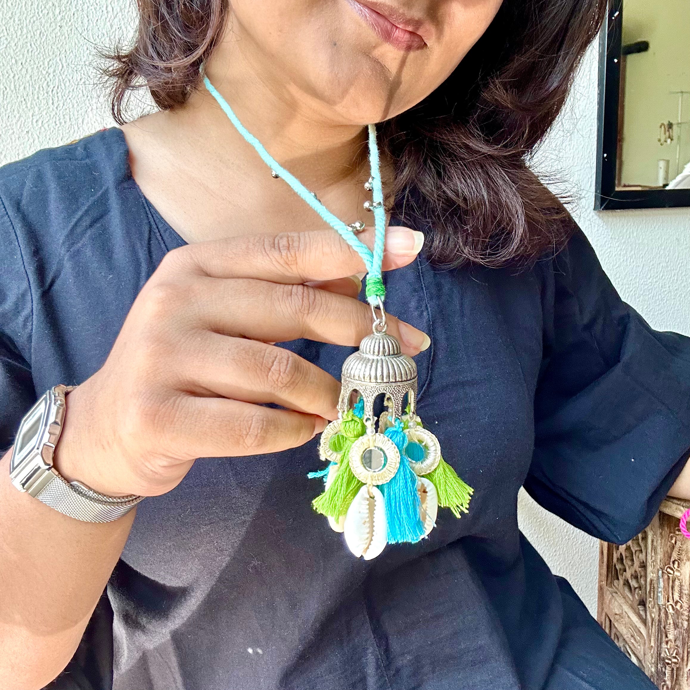 Jhumka Neckpiece