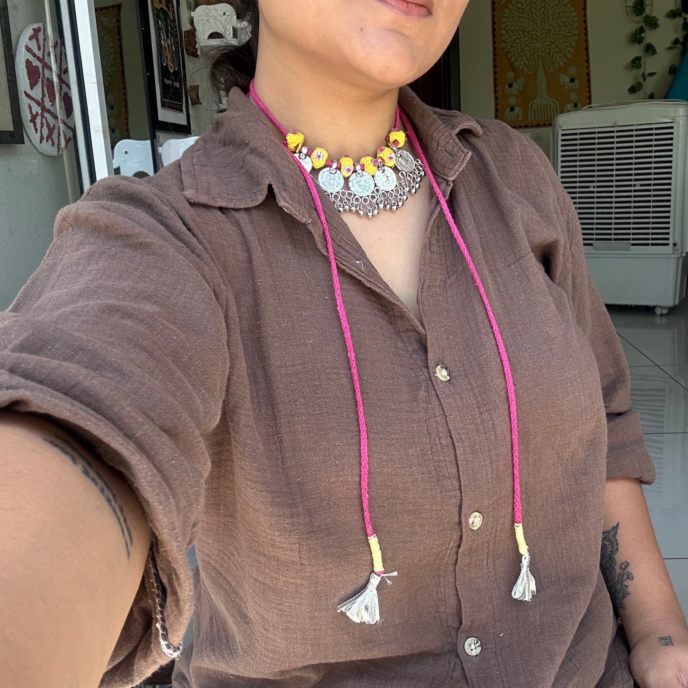 Coin Neckpiece (adjustable length)