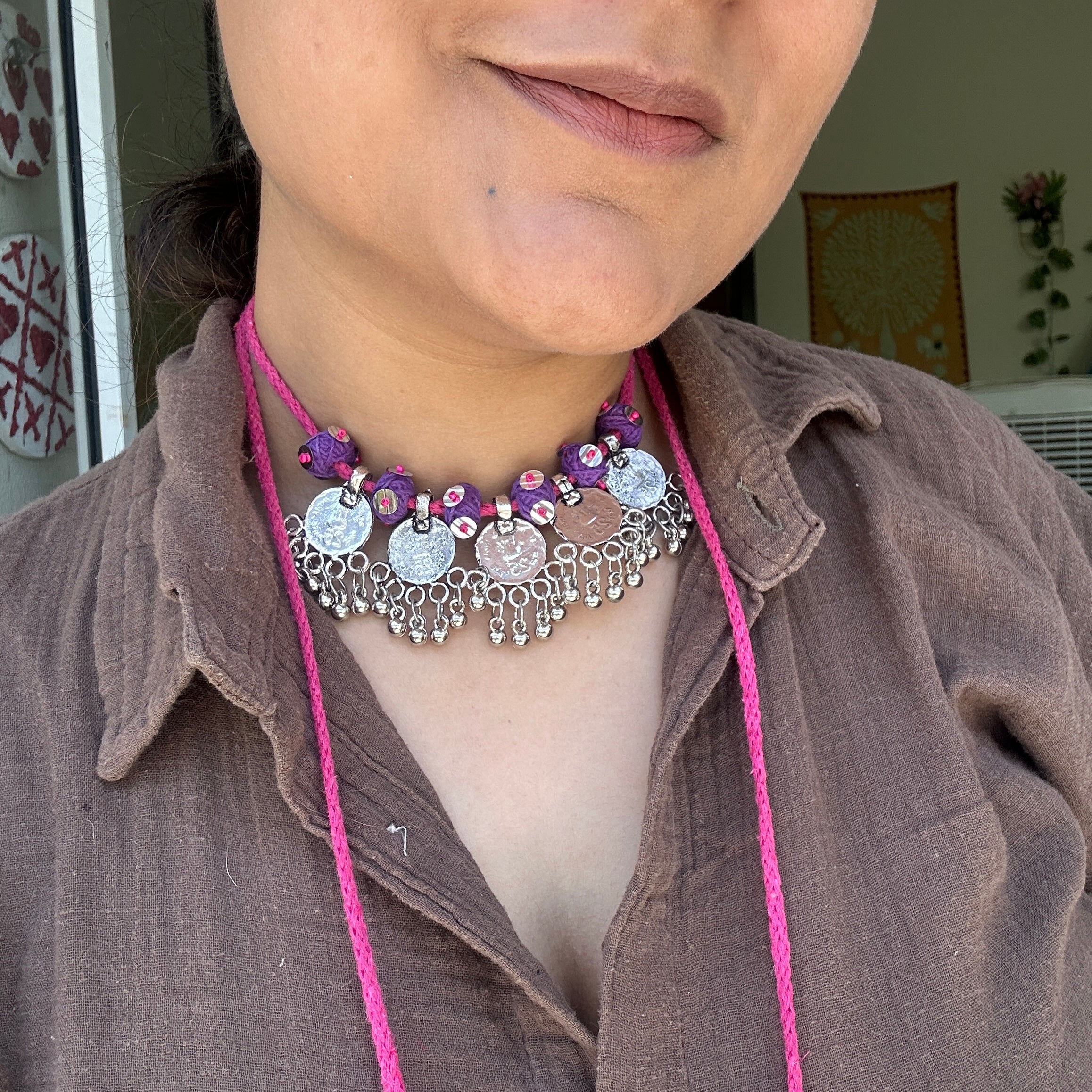 Coin Neckpiece (adjustable length)