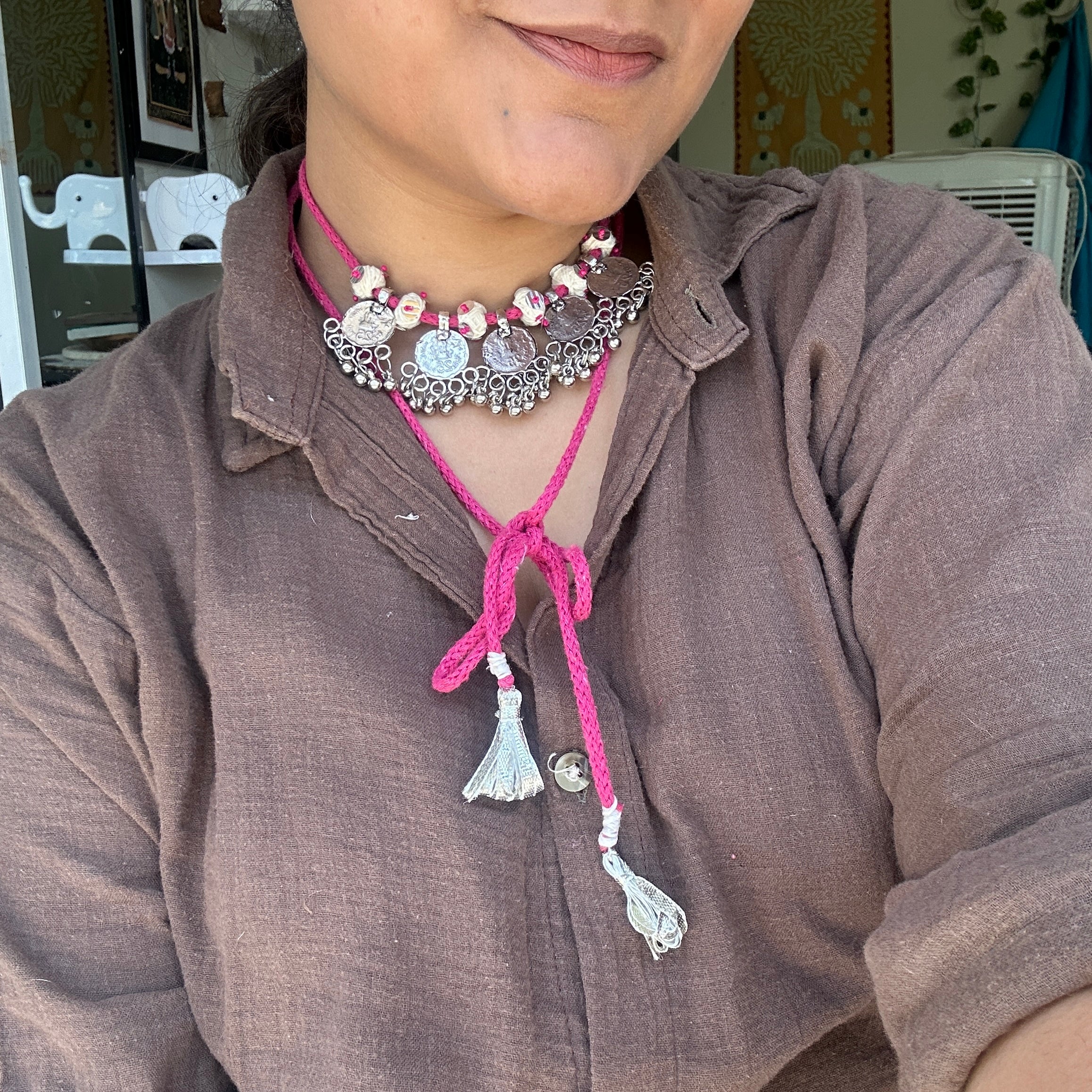 Coin Neckpiece (adjustable length)