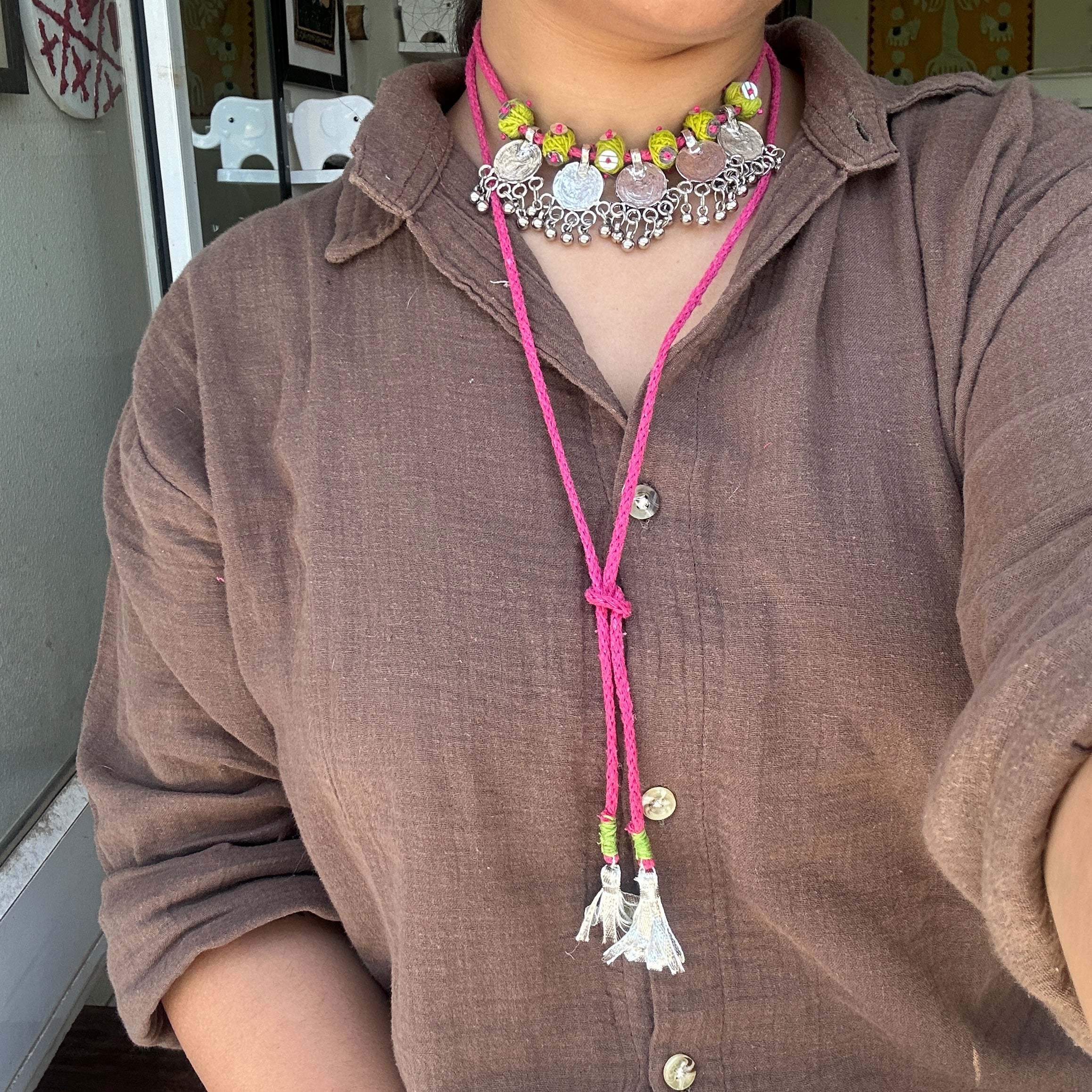 Coin Neckpiece (adjustable length)