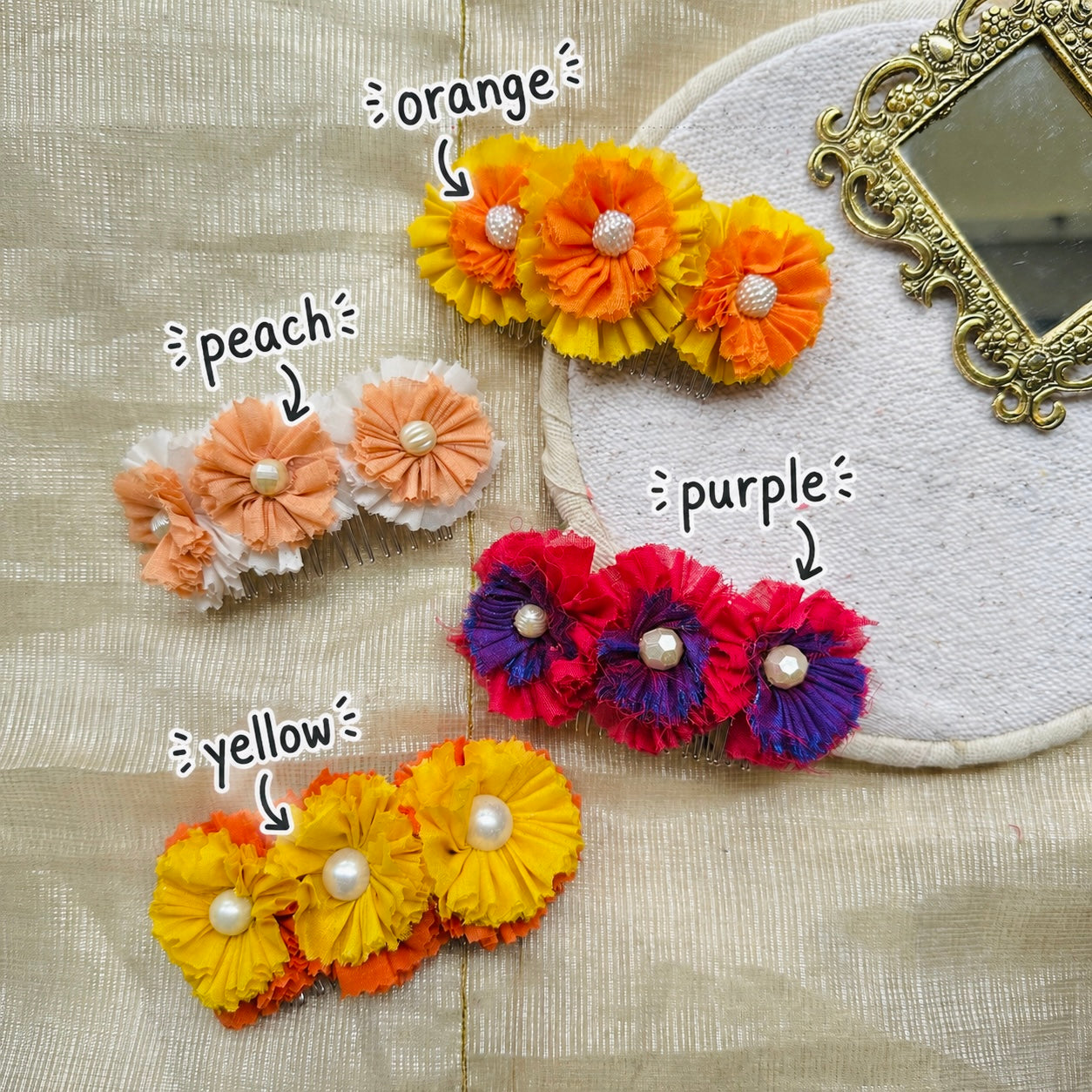Marigold Comb Clip